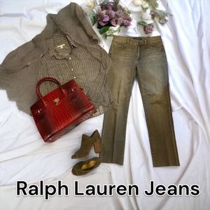 Ralph Lauren Grey Jeans Sz 4